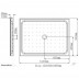 1200x 900mm 2 Side ShowerBox Slide Door Combo+Square Series